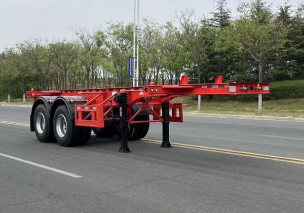 Container transport semi-trailer