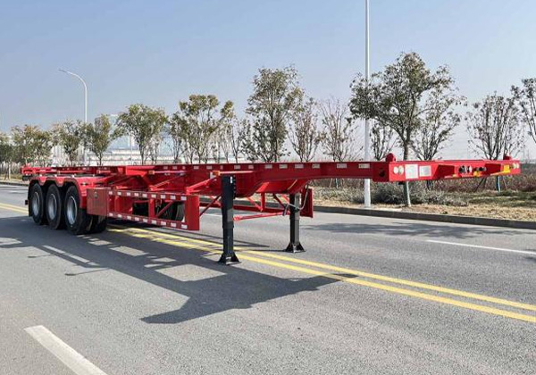 Container transport semi-trailer